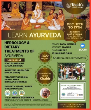 Herbology & Dietary Treatments of Ayurveda 2022